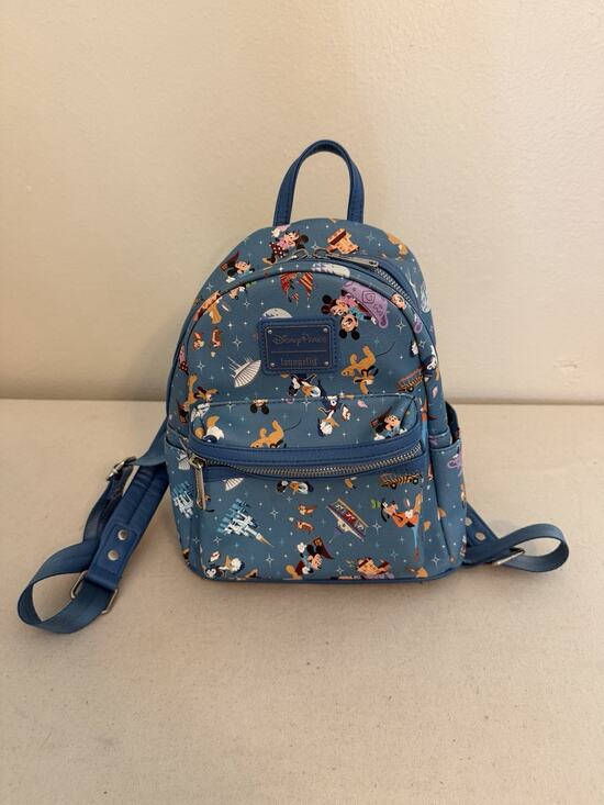 Loungefly Handbags - Disney Parks Loungefly Mini Backpack Mickey & Friends Disneyland